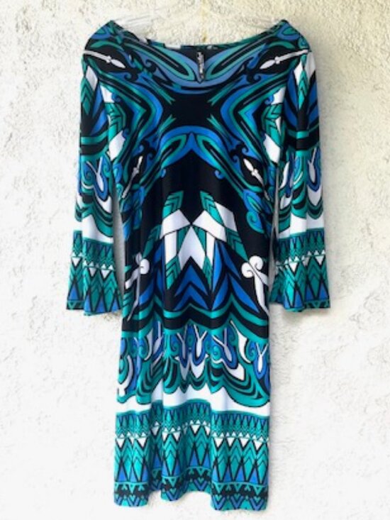 White Mark Dresses & Skirts - Bold Mod Dress in Cool Colors – NWT